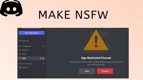 how to make nsfw channel in discord|How to Enable or Disable NSFW Channels on Discord